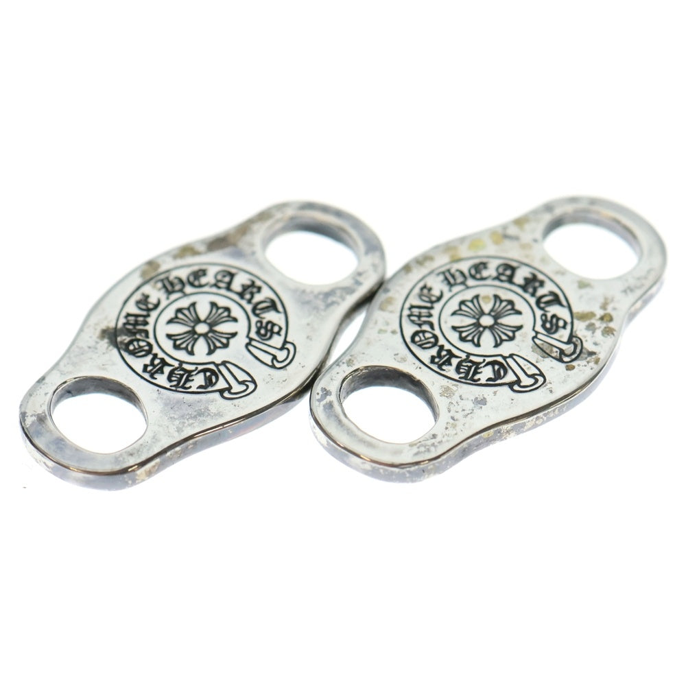 CHROME HEARTS(クロムハーツ) SHOELACE SET V1シューレース 2個セット ホースシュー シューレースストッパー シルバー