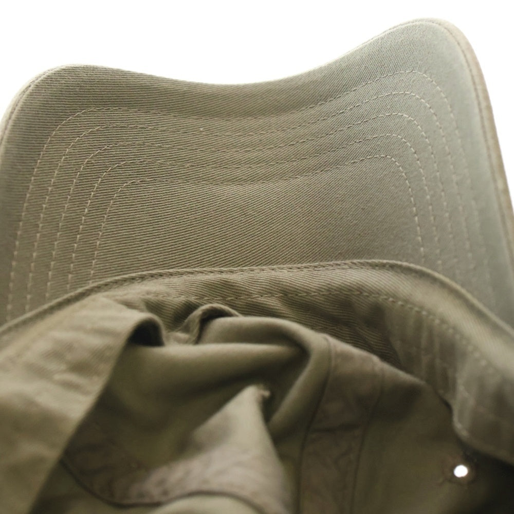 NO BRAND(ノーブランド) KINASHI CYCLE 木梨サイクル フロント刺? 6パネルキャップ 帽子 カーキ 975663001