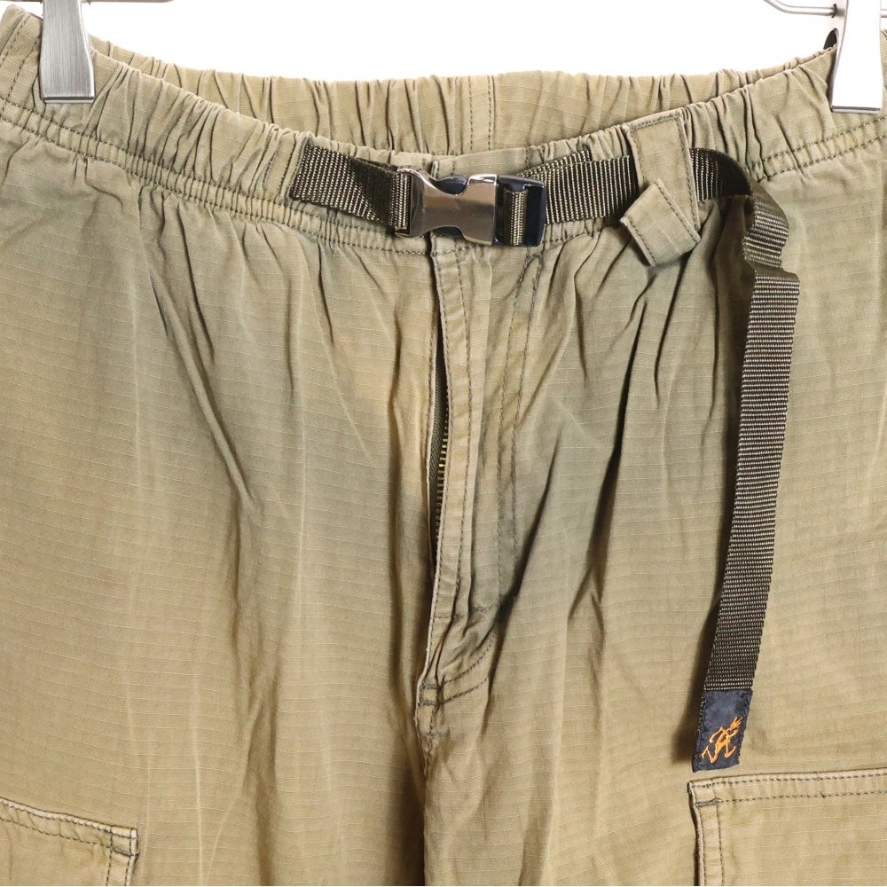 GRAMICCI(グラミチ) 15AW ×BEAMS ビームス ウエストベルト リップストップカーゴパンツ オリーブ GMP-15F114