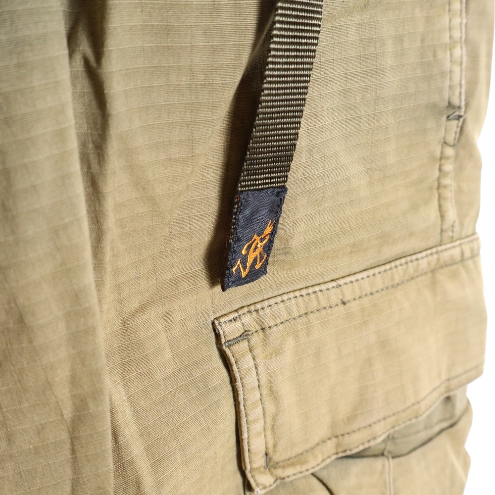 GRAMICCI(グラミチ) 15AW ×BEAMS ビームス ウエストベルト リップストップカーゴパンツ オリーブ GMP-15F114