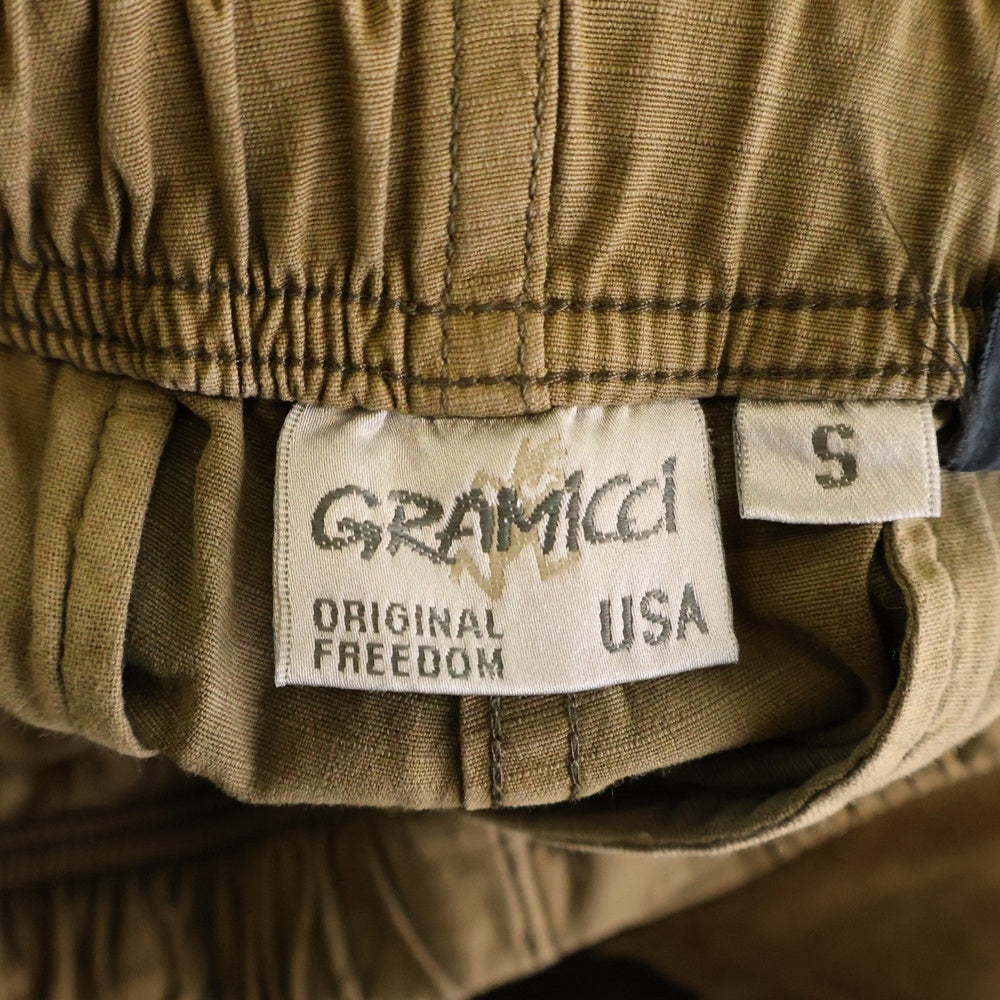 GRAMICCI(グラミチ) 15AW ×BEAMS ビームス ウエストベルト リップストップカーゴパンツ オリーブ GMP-15F114