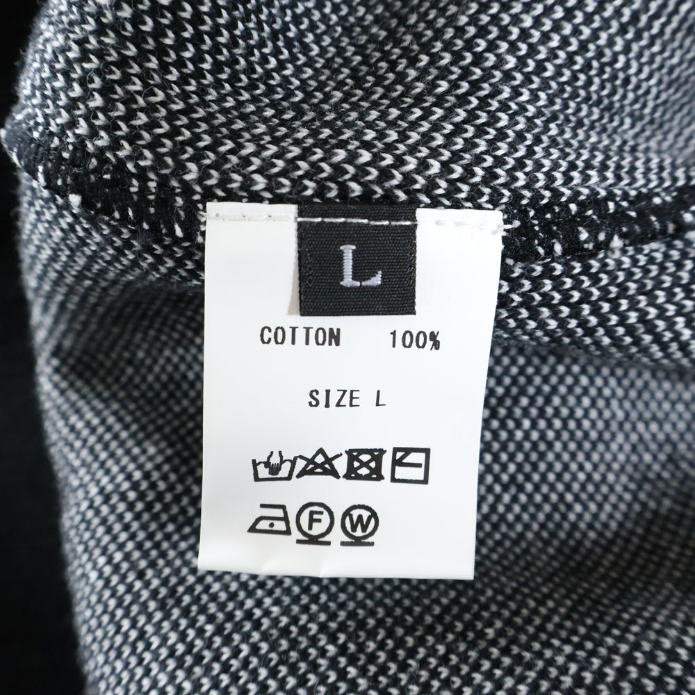 Girls Don't Cry(ガールズドントクライ) ANGEL KNIT エンジェルプリント クルーネック ニットセーター ブラック