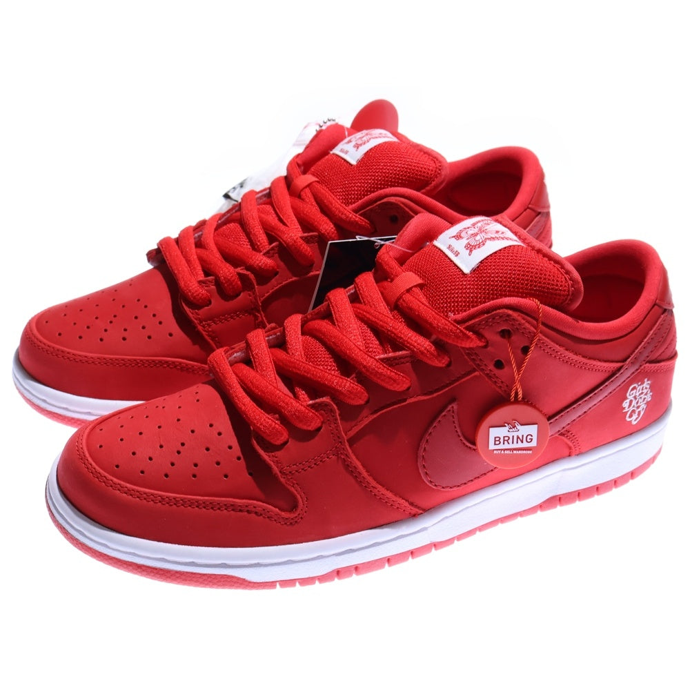 NIKE SB(ナイキエスビー) ×Girls Don't Cry SB DUNK LOW PRO QS ガールズ ドント クライ ダンク ローカットスニーカー レッド US8.5/26.5cm BQ6832-600