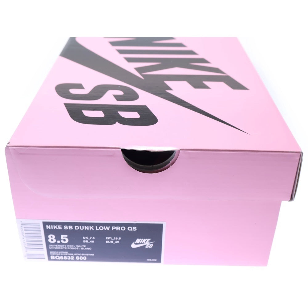 NIKE SB(ナイキエスビー) ×Girls Don't Cry SB DUNK LOW PRO QS ガールズ ドント クライ ダンク ローカットスニーカー レッド US8.5/26.5cm BQ6832-600