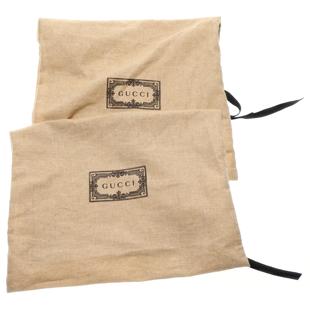 GUCCI(グッチ) ダブルG レザー キャンバス アンクルブーツ ブラック/ブラウン レディース 678984