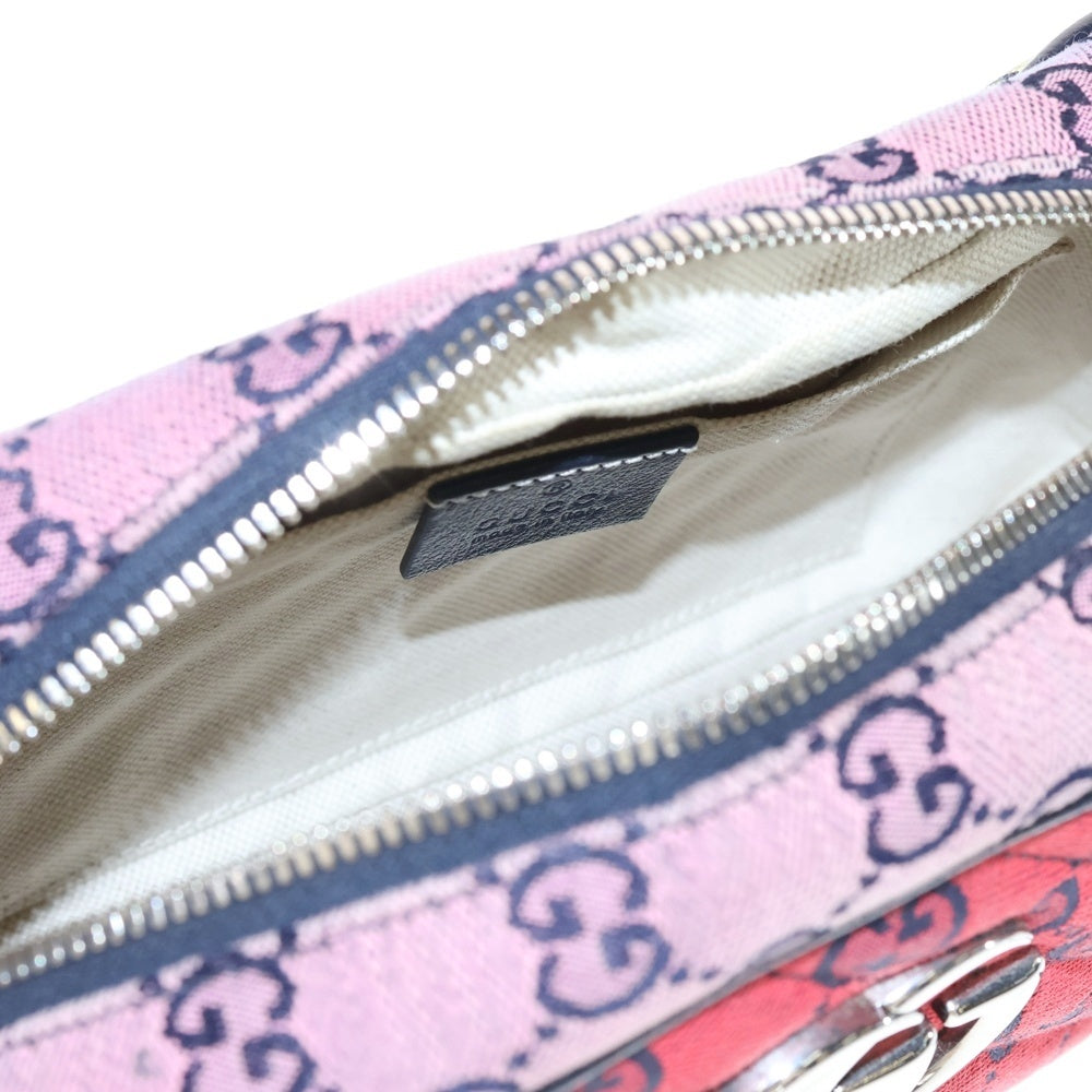GUCCI(グッチ) GGマーモント キルティング キャンバス スモール ショルダーバッグ マルチ レディース 447632