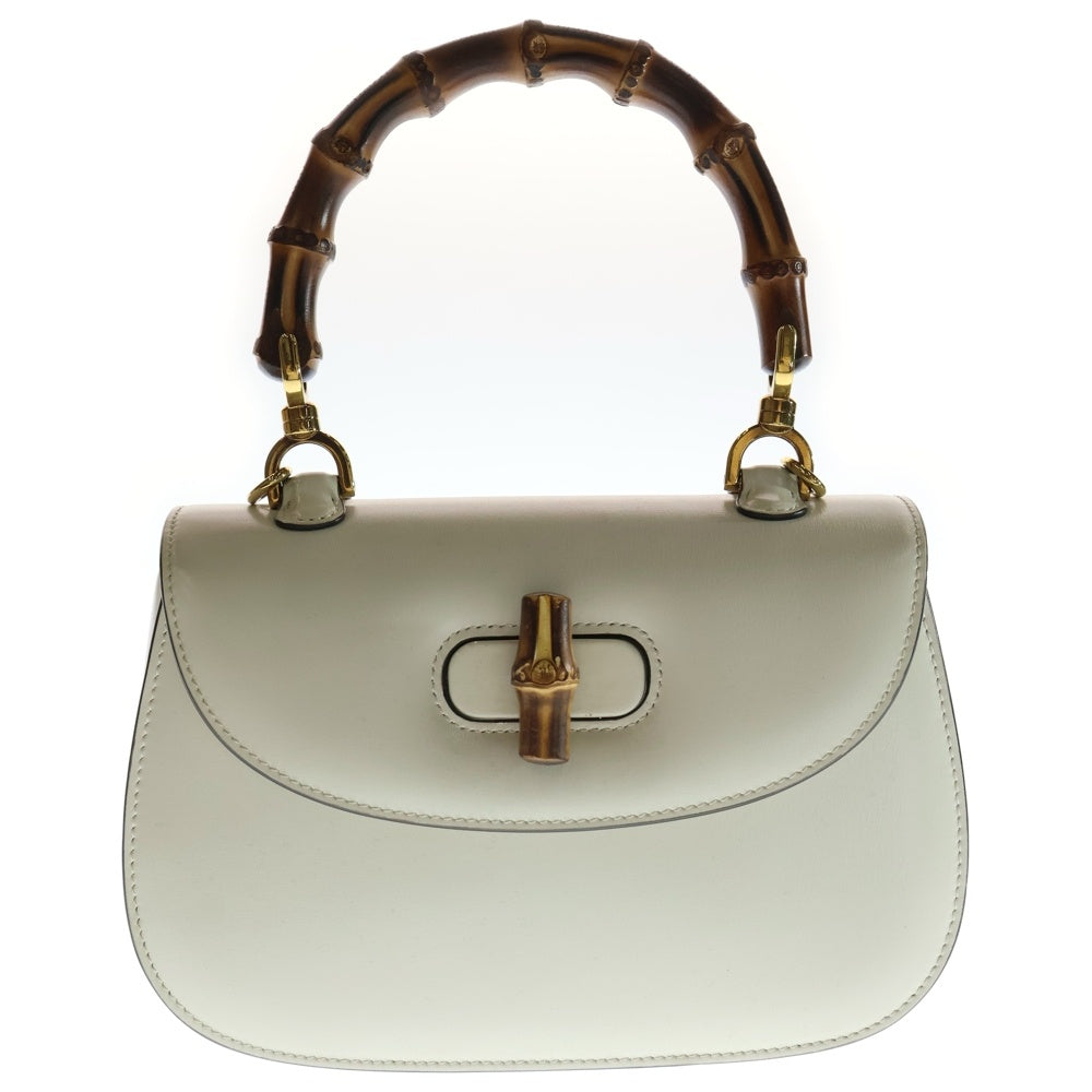 ヴィンテージ　GUCCI グッチ　2way ミニボストン　バンブー　ショルダー付 良品 GUCCI オールドグッチ バンブー ヴィンテージ 2way 巾着 バケツ