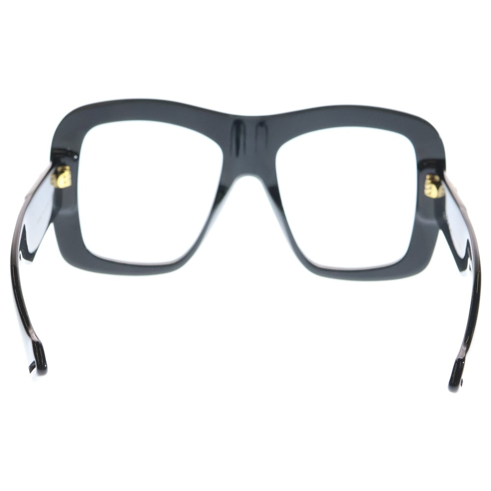 GUCCI(グッチ) サイドGGロゴ スクエア サングラス アイウェア メガネ 眼鏡 ブラック GG0498S