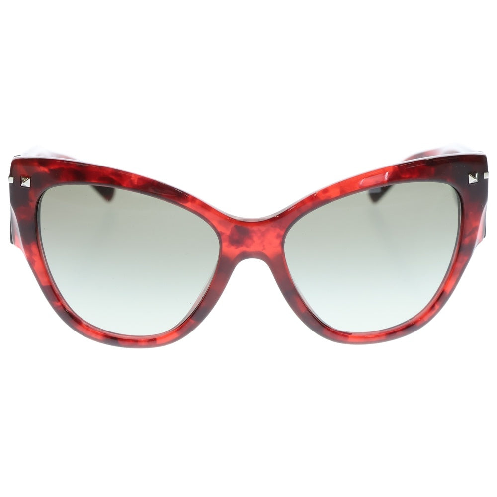 VALENTINO(ヴァレンティノ) スタッズ キャッツアイ グラデーションレンズ サングラス アイウェア メガネ 眼鏡 レッド VA4028
