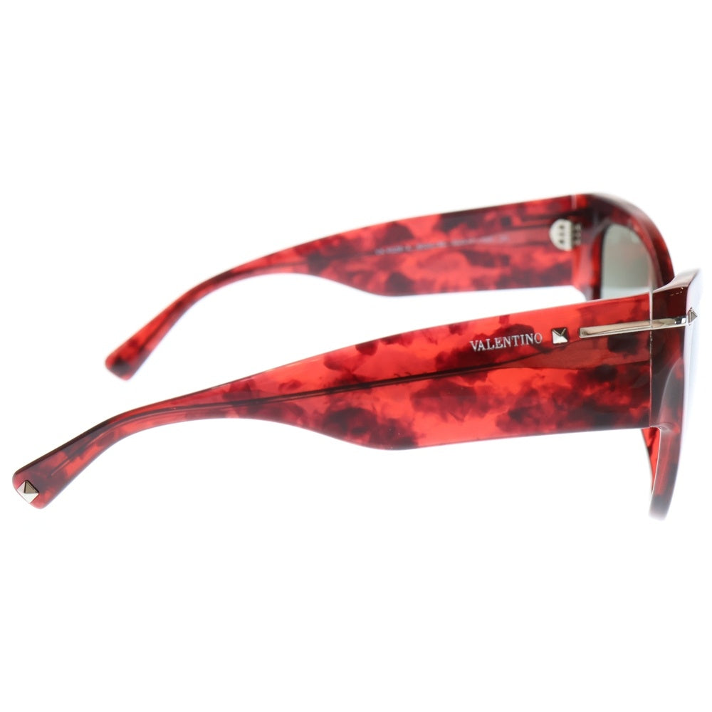 VALENTINO(ヴァレンティノ) スタッズ キャッツアイ グラデーションレンズ サングラス アイウェア メガネ 眼鏡 レッド VA4028