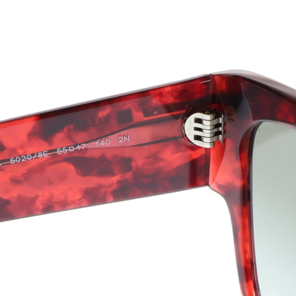 VALENTINO(ヴァレンティノ) スタッズ キャッツアイ グラデーションレンズ サングラス アイウェア メガネ 眼鏡 レッド VA4028