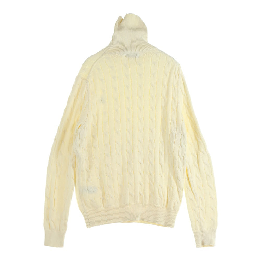 POLO RALPH LAUREN(ポロラルフローレン) タートルネック ケーブルニットセーター アイボリー