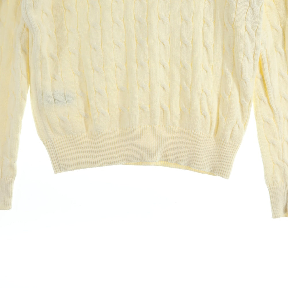 POLO RALPH LAUREN(ポロラルフローレン) タートルネック ケーブルニットセーター アイボリー