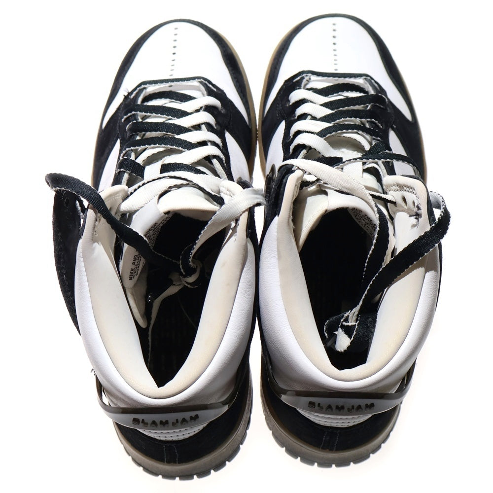 NIKE(ナイキ) ×SLAM JAM DUNK HIGH スラムジャム ダンク ハイカットスニーカー ブラック/ホワイト US8/26cm DA1639-101