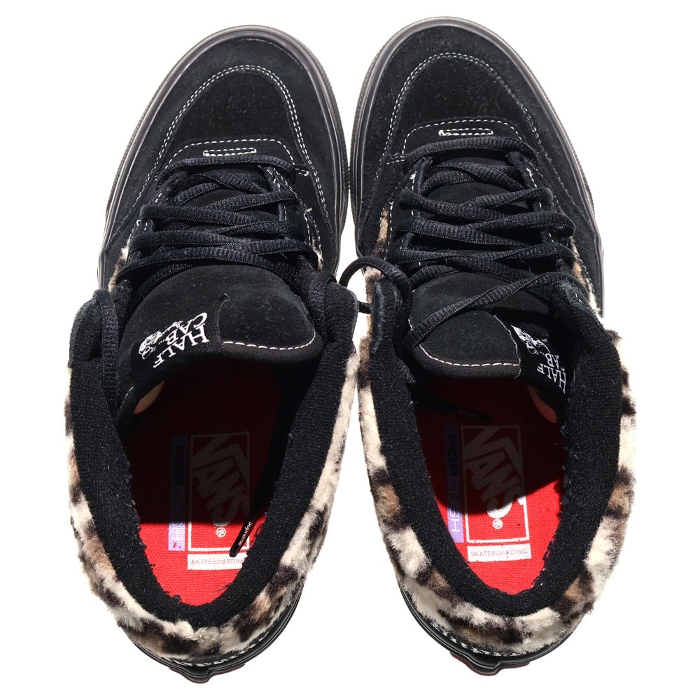 VANS(ヴァンズ) 23AW ×SUPREME SKATE HALF CAB シュプリーム スケート ハーフキャブ ミッドカットスニーカー ブラック/ベージュ US9/27cm VN0A5KYABMA