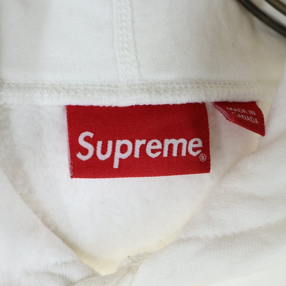 SUPREME(シュプリーム) Small Box Logo Hooded Sweatshirts スモールボックスロゴ プルオーバーパーカー スウェットフーディ ホワイト