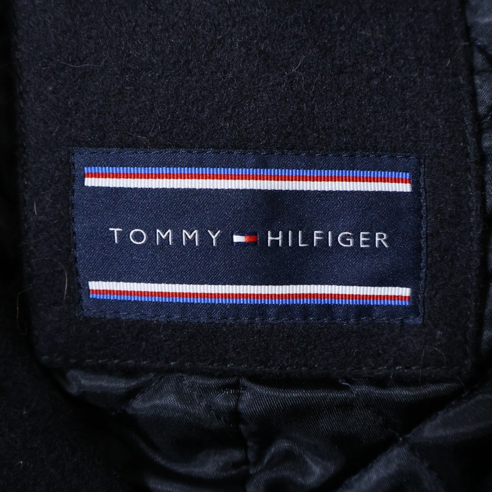TOMMY HILFIGER(トミーヒルフィガー) ウール 中綿 Pコート ジャケット ブラック 0857866199-403