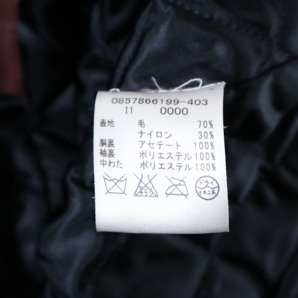 TOMMY HILFIGER(トミーヒルフィガー) ウール 中綿 Pコート ジャケット ブラック 0857866199-403