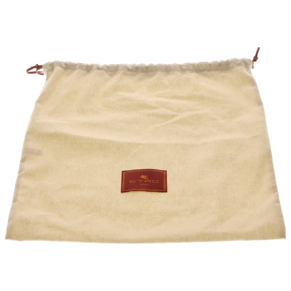 ETRO(エトロ) ペイズリー柄 レザー ショルダーバッグ ボディバッグ ブラック レディース