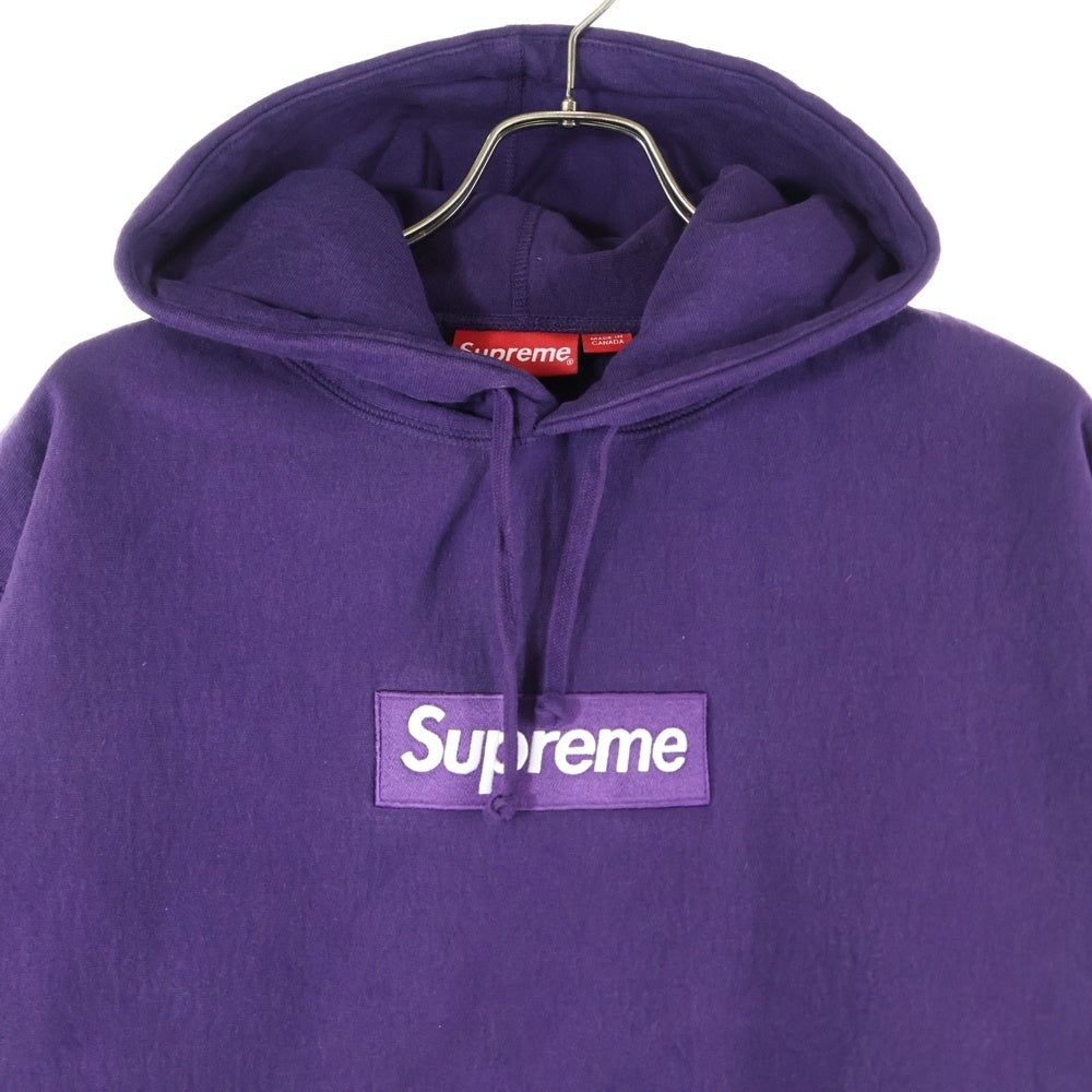 SUPREME(シュプリーム) 23AW Box Logo Hooded Sweatshirt ボックスロゴ フーデッド スウェット プルオーバーパーカー パープル