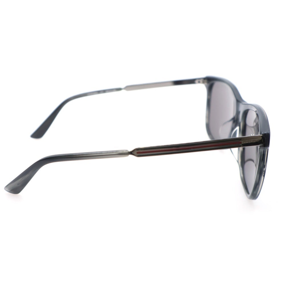 GUCCI(グッチ) シェリーライン カラーレンズ ウェリントン サングラス アイウェア メガネ 眼鏡 ブラック GG0078SK