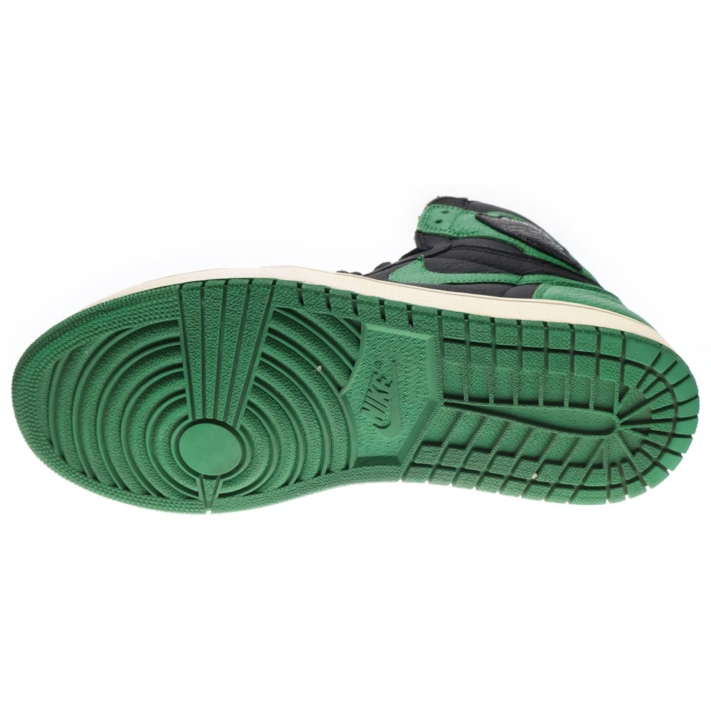 NIKE(ナイキ) AIR JORDAN 1 RETRO HIGH OG PINE GREEN 2020 エアジョーダン1 パイングリーン ハイカットスニーカー ブラック/グリーン US9.5/27.5cm 555088-030