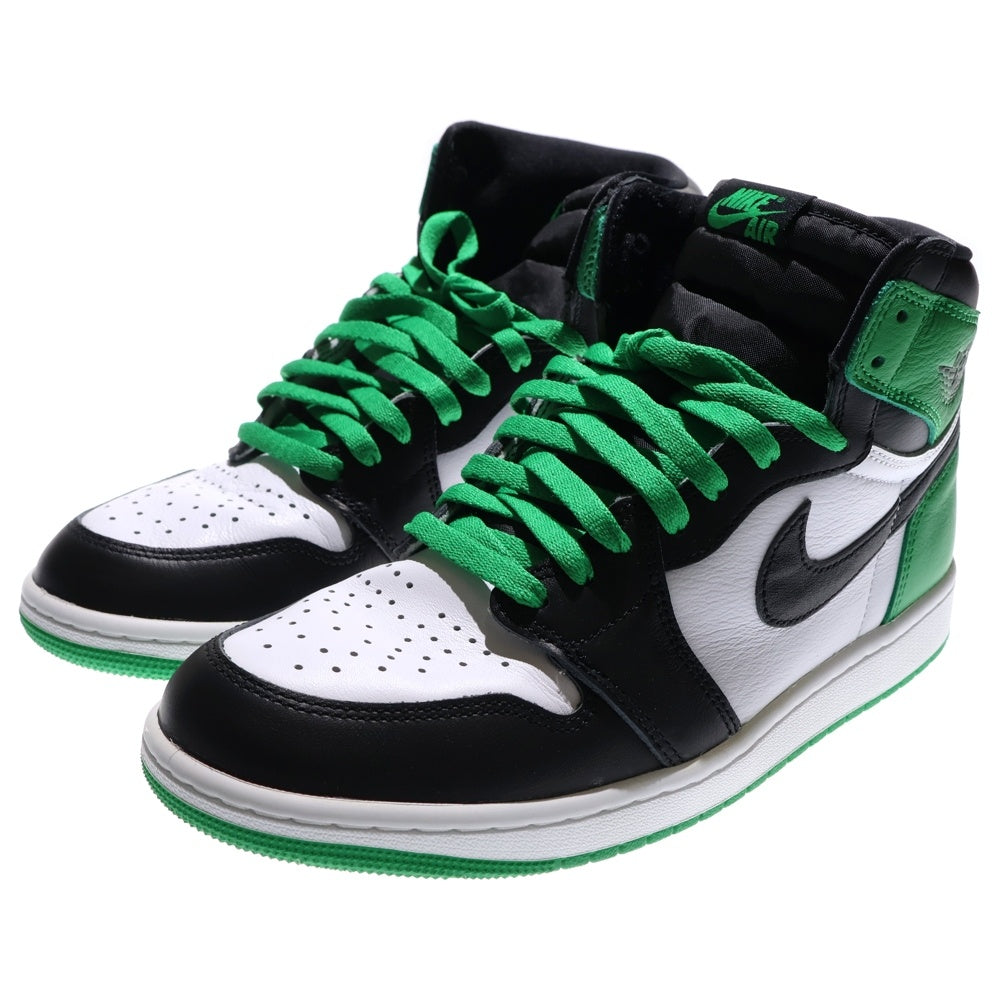 NIKE(ナイキ) AIR JORDAN 1 RETRO HIGH OG LUCKY GREEN エアジョーダン1 レトロ ラッキーグリーン ハイカットスニーカー グリーン/ホワイト US9.5/27.5cm DZ5485-031