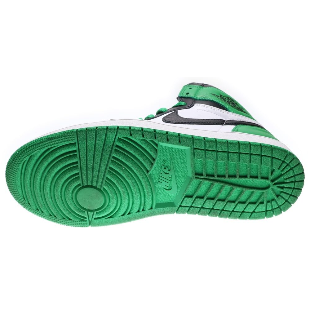 NIKE(ナイキ) AIR JORDAN 1 RETRO HIGH OG LUCKY GREEN エアジョーダン1 レトロ ラッキーグリーン ハイカットスニーカー グリーン/ホワイト US9.5/27.5cm DZ5485-031
