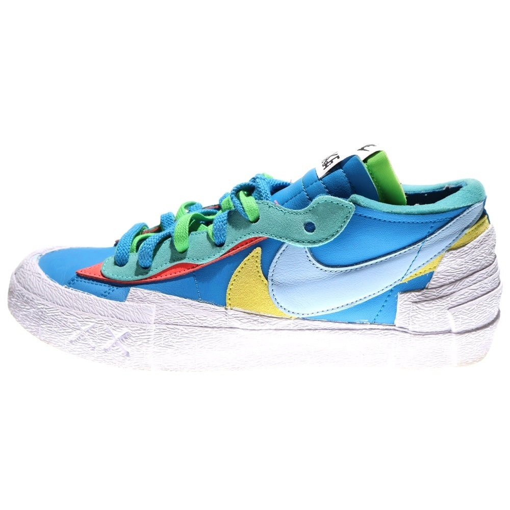 NIKE(ナイキ) ×KAWS ×sacai BLAZER LOW NEPTUNE BLUE カウズ サカイ ブレーザー ネプチューンブルー ローカットスニーカー マルチ US9.5/27.5cm DM7901-400