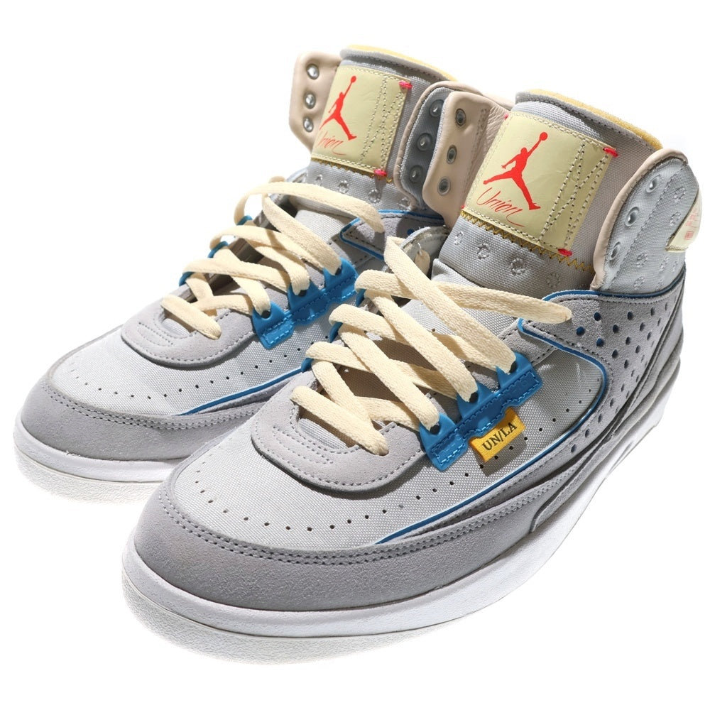 NIKE(ナイキ) ×UNION AIR JORDAN 2 ユニオン エアジョーダン2 ローカットスニーカー グレー US9.5/27.5cm DN3802-001