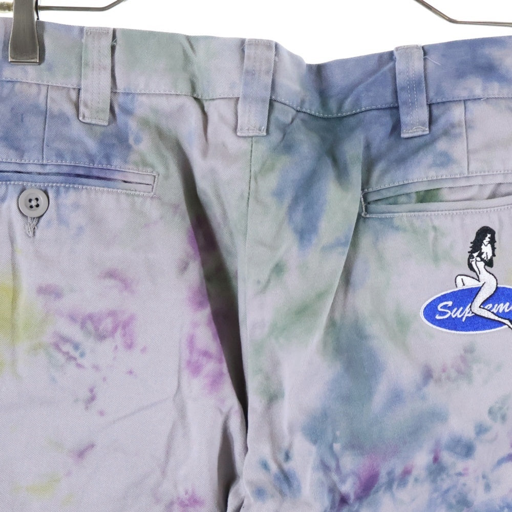 SUPREME(シュプリーム) 21SS Pin Up Chino Pant Multi ピンアップ タイダイ チノパンツ マルチ