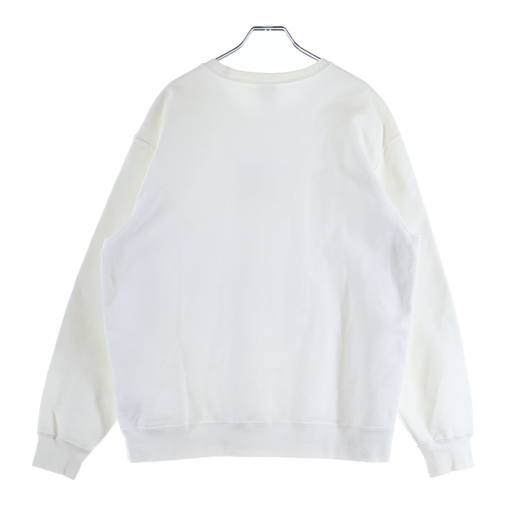 SUPREME(シュプリーム) 20AW ×NIKE Jewel Crewneck ナイキ ロゴ刺繍 クルーネック スウェット トレーナー ホワイト