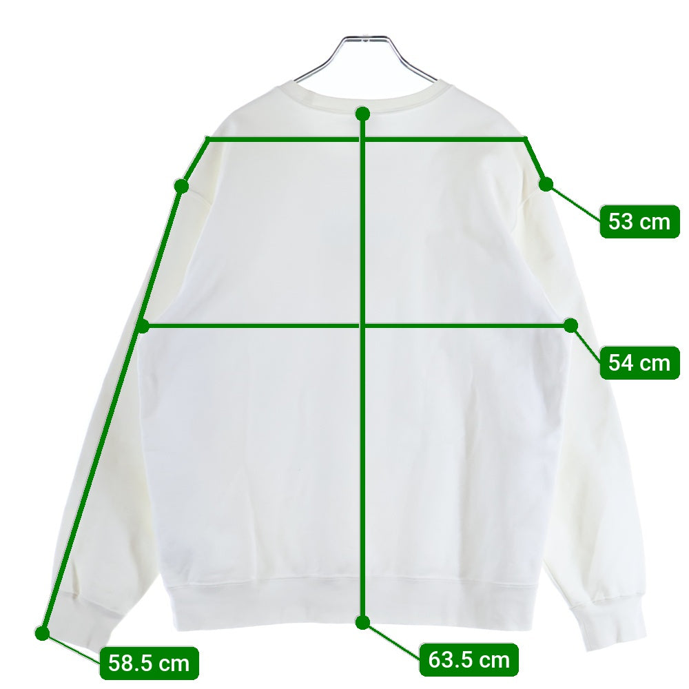 SUPREME(シュプリーム) 20AW ×NIKE Jewel Crewneck ナイキ ロゴ刺繍 クルーネック スウェット トレーナー ホワイト