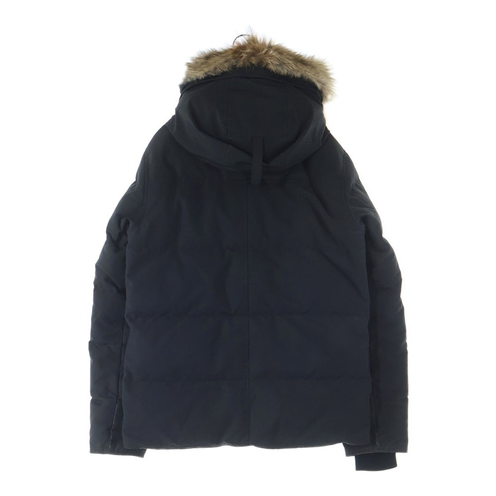 CANADA GOOSE(カナダグース) WYNDHAM PARKA ウィンダムパーカ ファー付きフーデッド 中綿ダウンジャケット ブラック 3808M