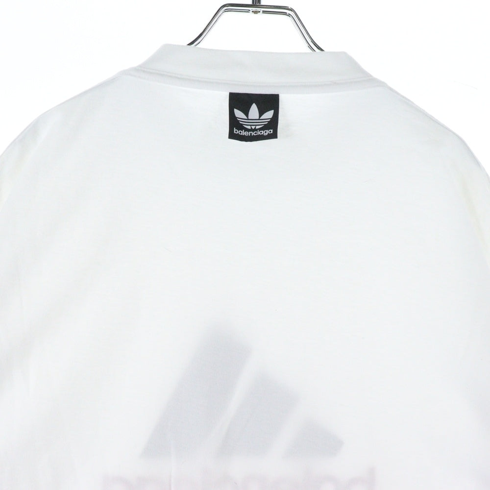 BALENCIAGA(バレンシアガ) 23SS ×adidas Inside Out T-Shirt アディダス インサイドアウト 半袖Tシャツ ホワイト 731769 TNVA6