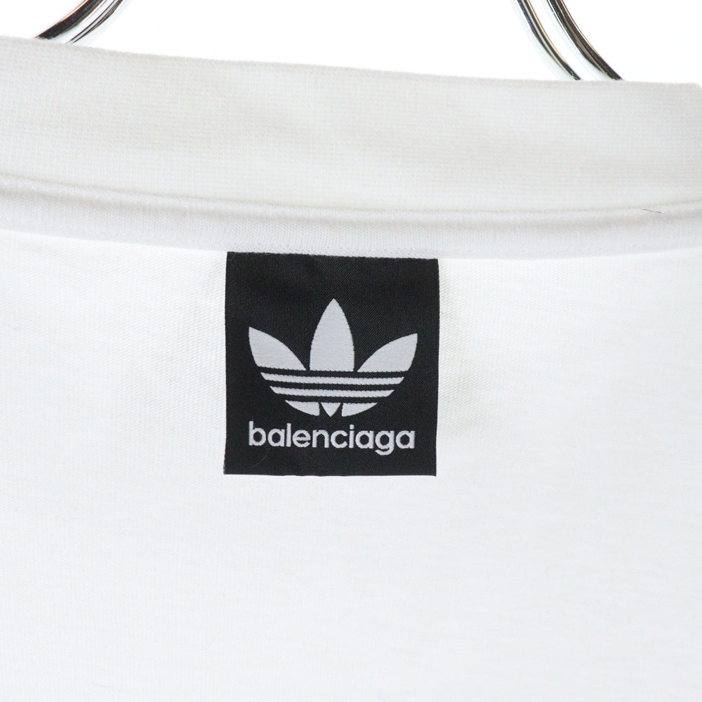 BALENCIAGA(バレンシアガ) 23SS ×adidas Inside Out T-Shirt アディダス インサイドアウト 半袖Tシャツ ホワイト 731769 TNVA6