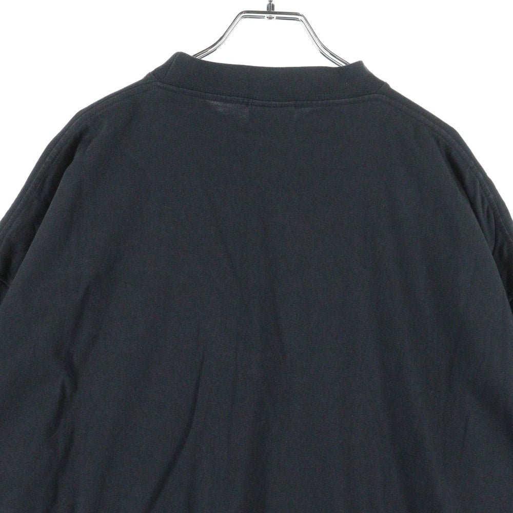 BALENCIAGA(バレンシアガ) ×ebay イーベイ ロゴ刺繍 クルーネック 半袖Tシャツ カットソー ブラック 787349 TRVE8