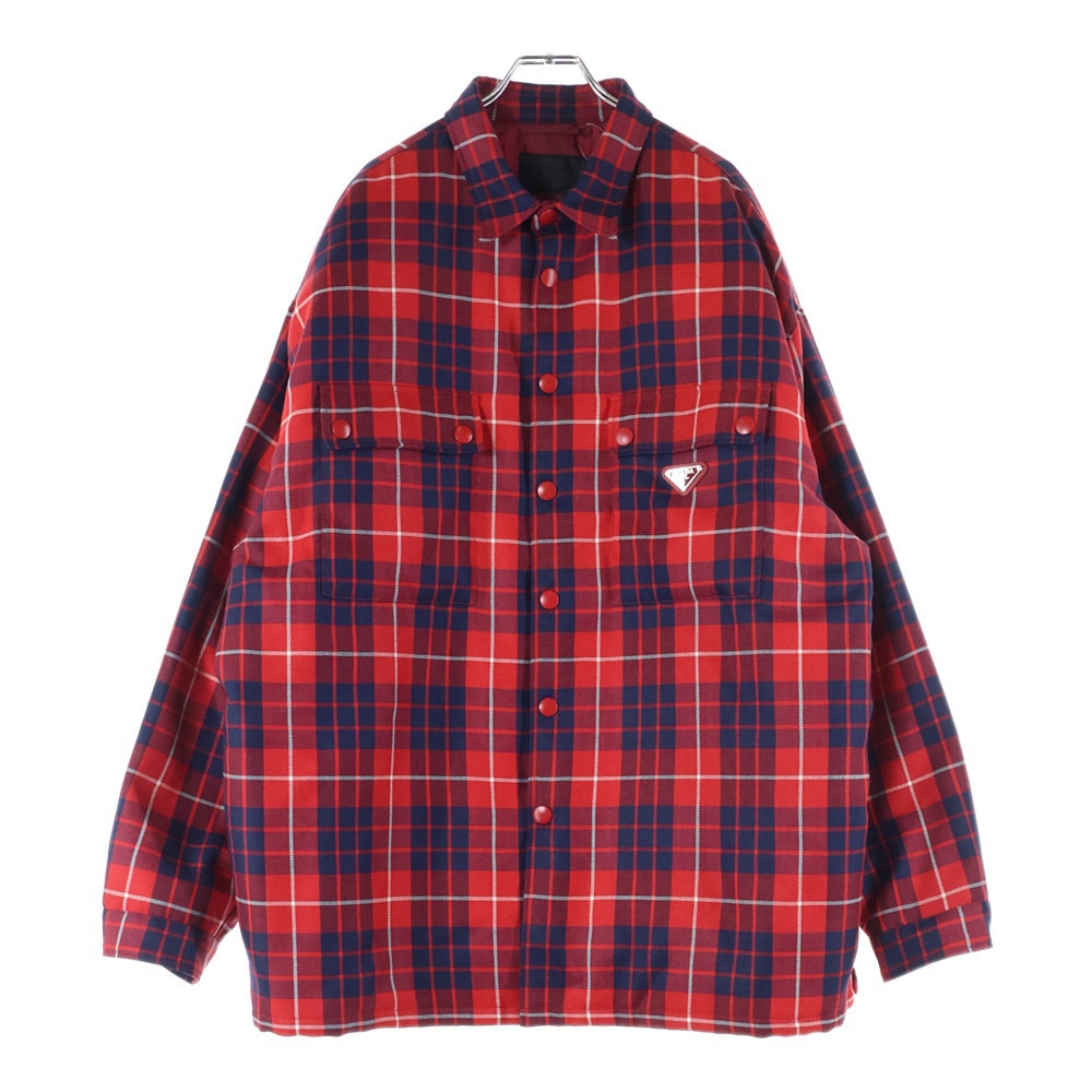 プラダ赤タグコート Red Canvas Jacket | PRADA