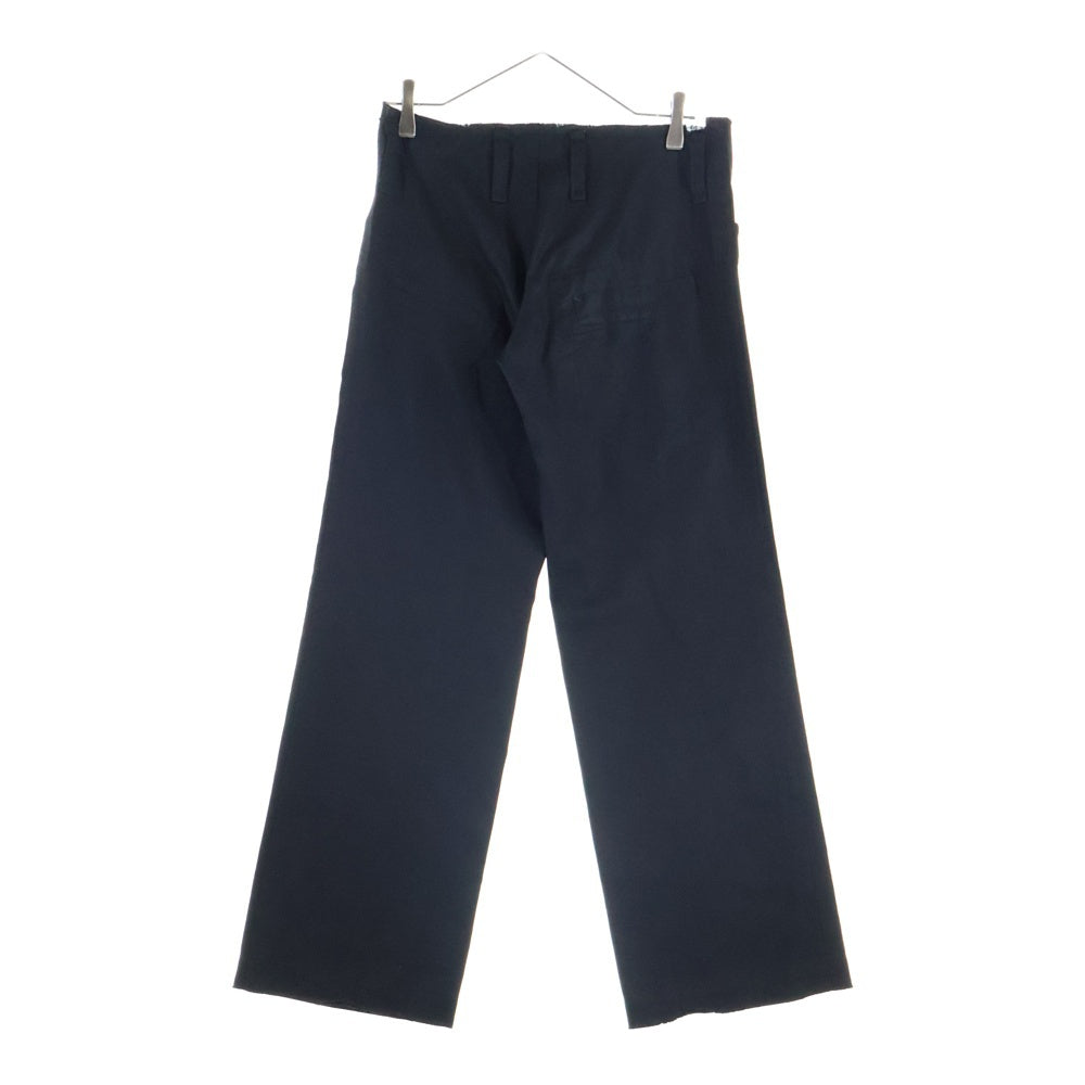 Yohji Yamamoto(ヨウジヤマモト) レインウール スラックス ロングパンツ ブラック FR-P01-100 レディース