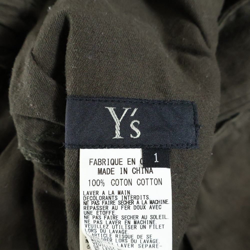 Y's(ワイズ) サルエル ショーツ ハーフパンツ カーキ YG-P94-002 レディース