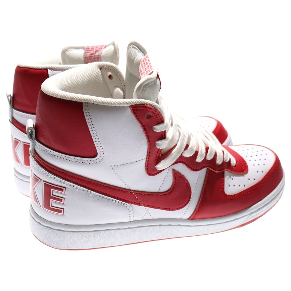 NIKE(ナイキ) TERMINATOR HIGH ターミネーター ハイカットスニーカー ホワイト/レッド US9/27cm FJ4454-100