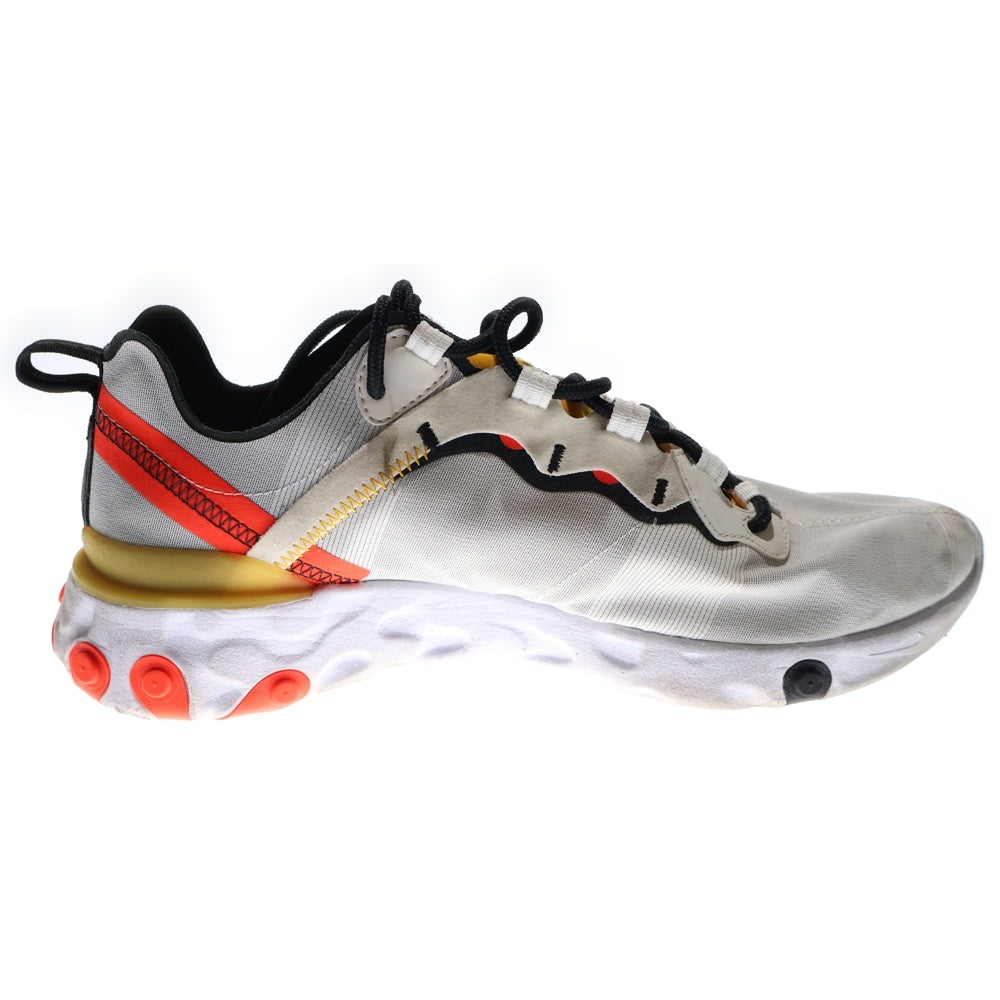 NIKE(ナイキ) REACT ELEMENT 55 リアクト エレメント ローカットスニーカー ホワイト/ブラック US9/27cm BQ6166-102