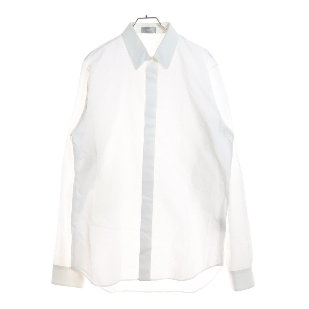 DIOR(ディオール) 23AW オブリーク総柄 コットン 長袖シャツ ホワイト