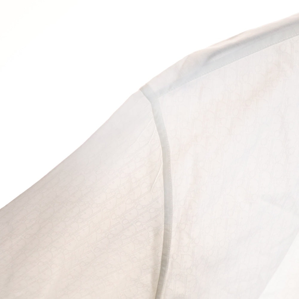 DIOR(ディオール) 23AW オブリーク総柄 コットン 長袖シャツ ホワイト 013C501A4743