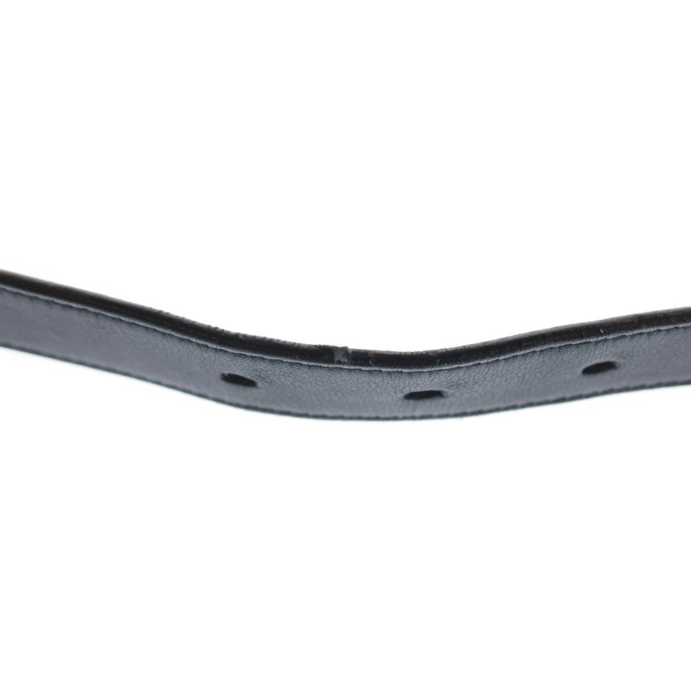 SAINT LAURENT PARIS(サンローランパリ) レザーナローベルト ブラック 593303 レディース