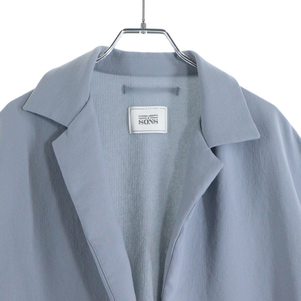 UNITED ARROWS & SONS(ユナイテッドアローズ アンド サンズ) by DAISUKE OBANA 1 OPEN SSL SHIRT ダイスケオバナ アイ オープンカラー 半袖シャツ グレー 5516-299-0117