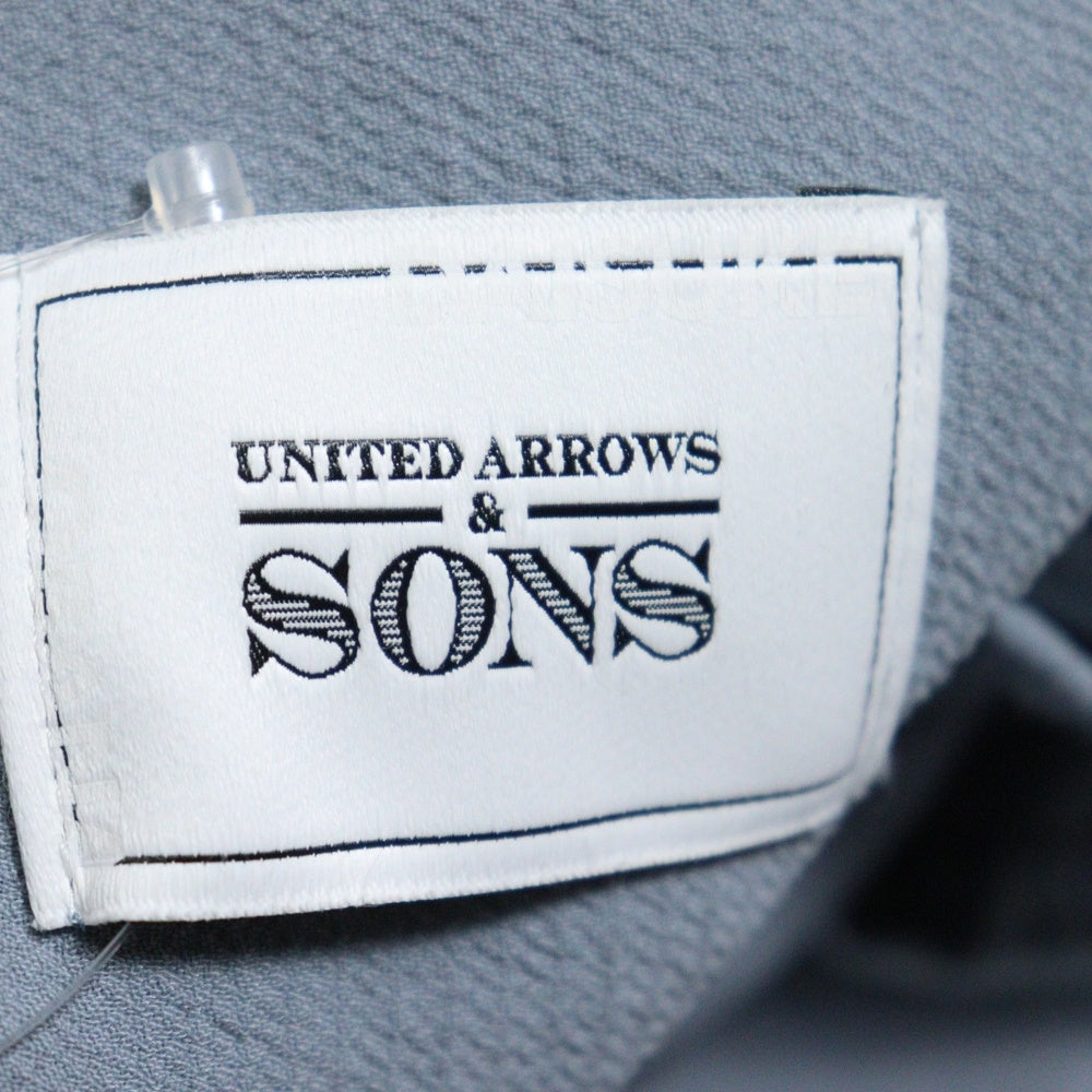 UNITED ARROWS & SONS(ユナイテッドアローズ アンド サンズ) by DAISUKE OBANA 1 OPEN SSL SHIRT ダイスケオバナ アイ オープンカラー 半袖シャツ グレー 5516-299-0117