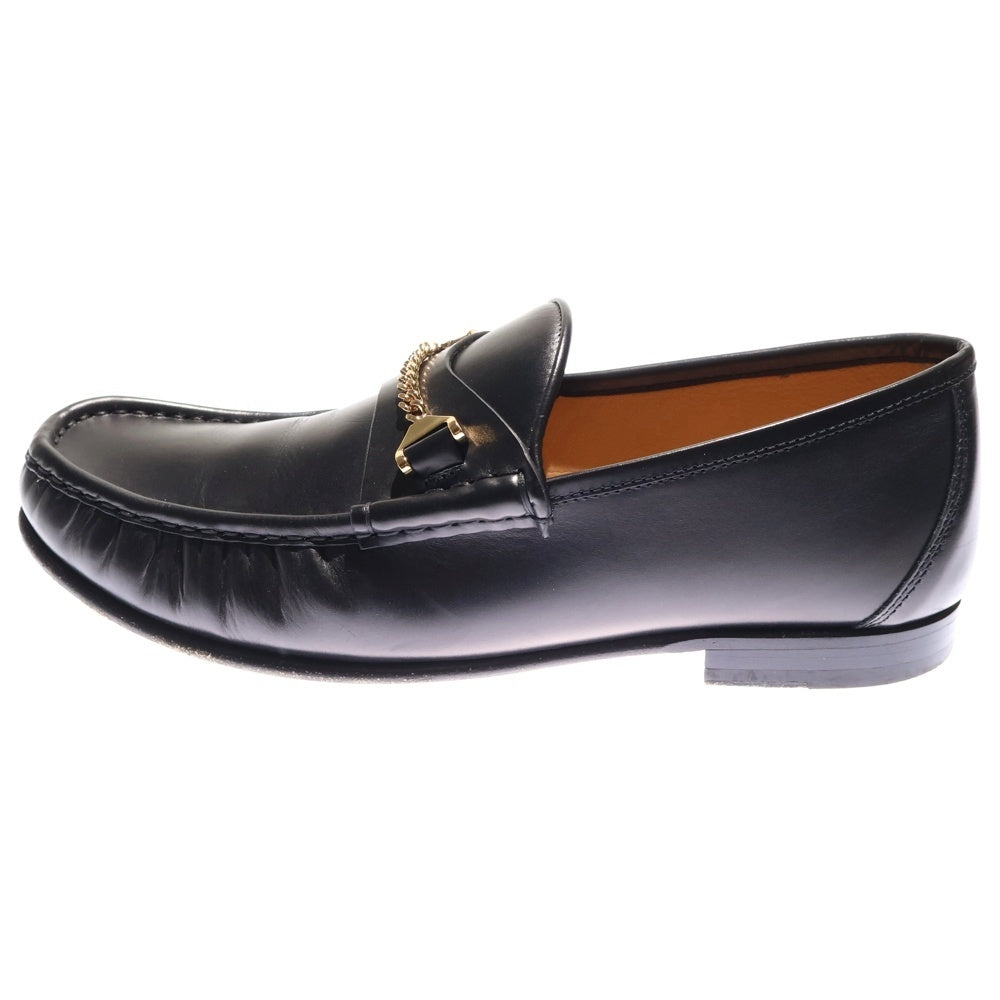 NO BRAND(ノーブランド) hyusto / ヒュースト MICK レザー ローファー シューズ ブラック