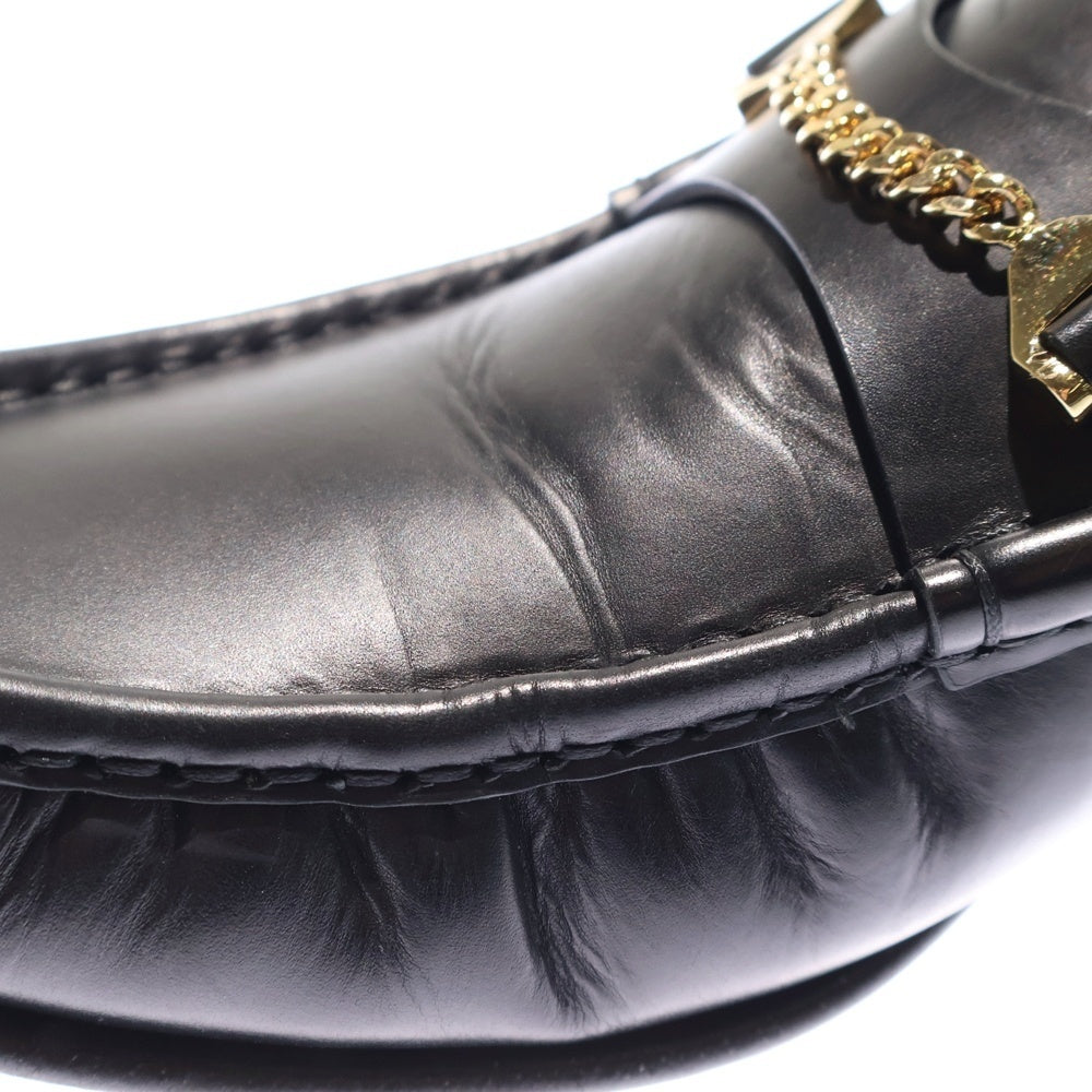 NO BRAND(ノーブランド) hyusto / ヒュースト MICK レザー ローファー シューズ ブラック