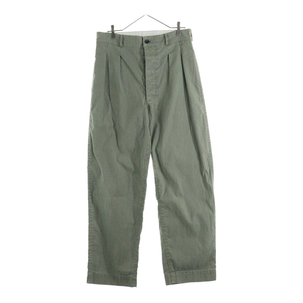 OLD CROW(オールドクロウ) 23AW TROUSERS トラウザーパンツ カーキ OC-23-AW-13